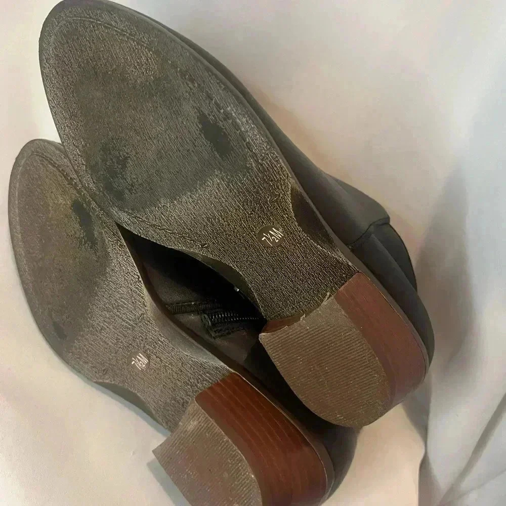 Crown Vintage Tabitha Leather Booties size 7.5 m - Picture 6 of 7